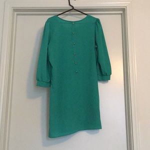 Charming Charlie’s green dress.